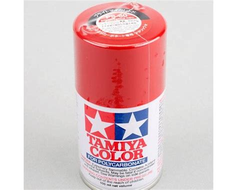 Tamiya Tamiya Ps 60 Bright Mica Red Lexan Spray Paint 100ml Coastal