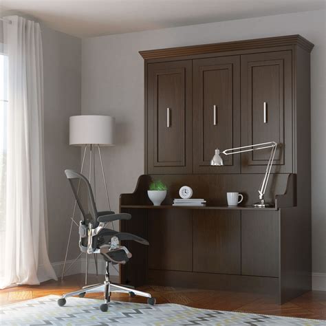 All sizes of murphy bed hardware we offer. Coventry Full Wall Bed with Desk | Murphy bed plans ...