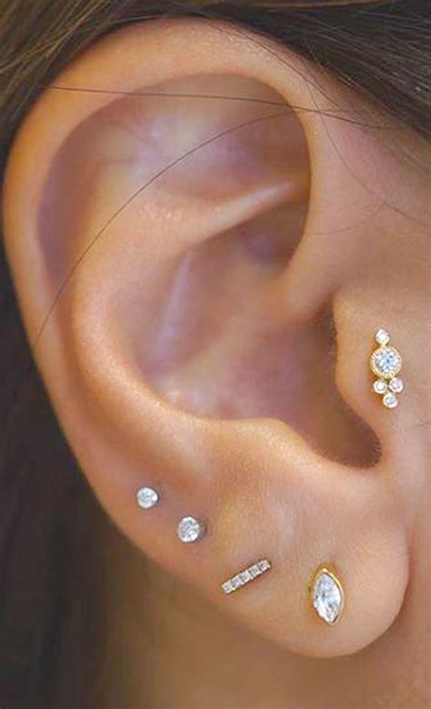 Ear Piercings For Cartilage Earring Tragus Stud Cute Ear
