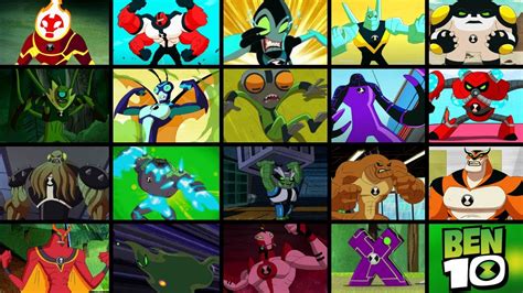 Ben 10 Reboot All Transformations Youtube