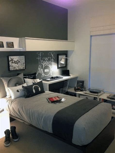 33 Nice Boys Bedroom Decor Ideas For Teenagers In 2020 Boy Bedroom