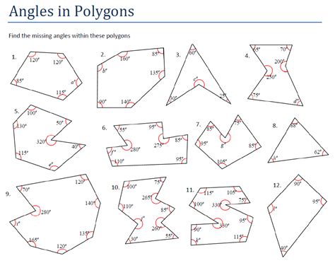 Exercise boxes, organized by sections. Area Of Regular Polygons Worksheet Answer Key | Kids ...