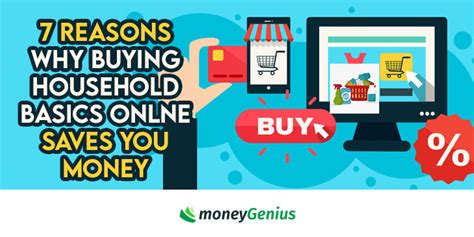 7 Reasons Why Buying Household Basics Online Saves You Money Moneygenius