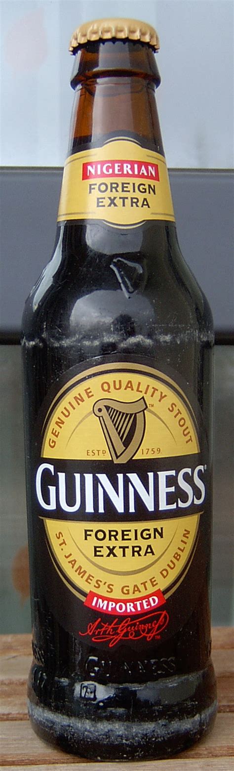 First brewed by guinness in 1801, fes was designed for export, and is more heavily hopped than guinness draught and extra stout, and. Bierverkostung.de - Guinness Foreign Extra Stout (Nigeria)