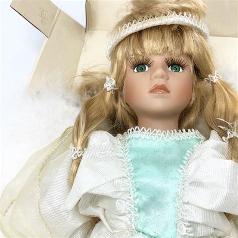 Collectors Choice Genuine Fine Bisque Limited Edition Girl Porcelain Doll 21 Property Room