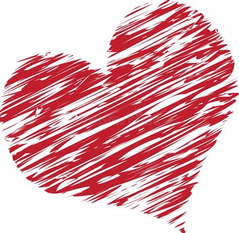 Scribbled Heart Stock Photos Image 9570223