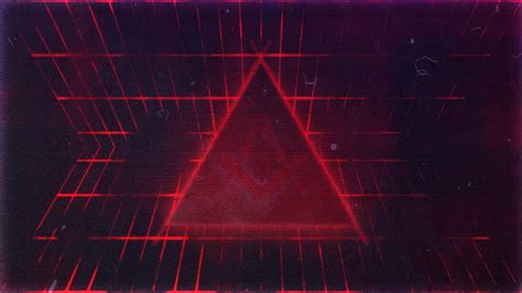 Cyberpunk Red Triangle Abstract Synth Hd Wallpaper Peakpx