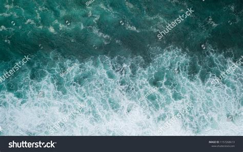 Aerial Ocean Surface Waves View Stock Photo 1157268613 Shutterstock