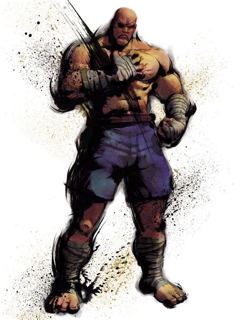 Sagat Characters And Art Street Fighter Iv Street Fighter