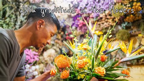 Florist Flower Vlog Gratitude Flower To Give To The President