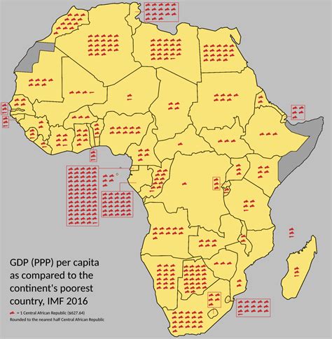 Gdp Ppp Per Capita In Africa Measured In Central African Republics 1000x1025 Oc Africa