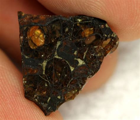551 Cts Rare Pallasite Meteorite From Indonseia Met1