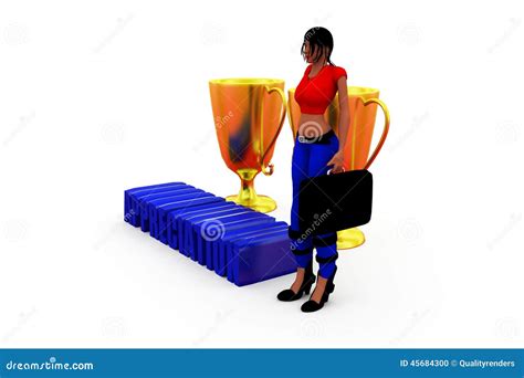 3d Woman Appreciation Concept Stock Illustration Illustration Of