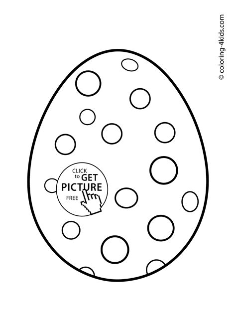 Easter Egg Coloring Pages For Kids Prinables 09
