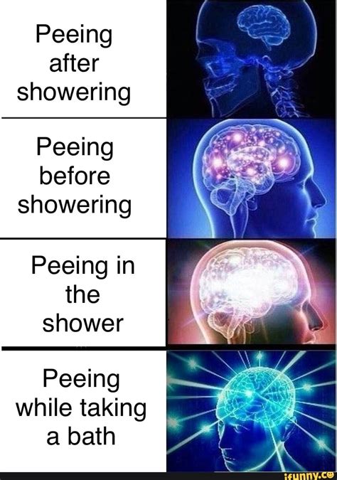 Peeing After Showering Peeing Before Showering Peeing In The Shower Peeing While Taking A Bath