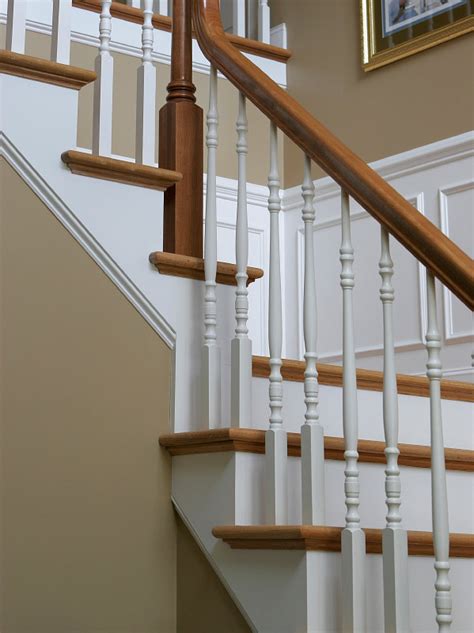 Wall base, trims & mouldings. Stairwell Chair Rail Design