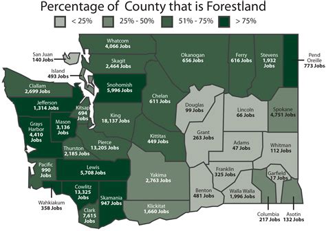 Where Are Forestry Jobs In Washington Use Our Interactive Map To Find
