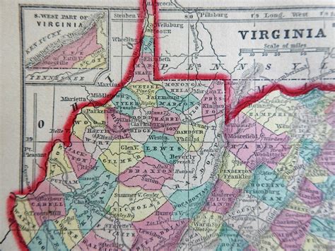Virginia Pre Civil War West Virginia 1856 Morse Cerographic Miniature