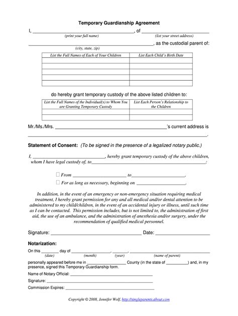 Legal Guardianship Forms Pdf 2020 Fill And Sign Printable Template
