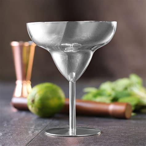 Stainless Steel Margarita Glasses At Drinkstuff