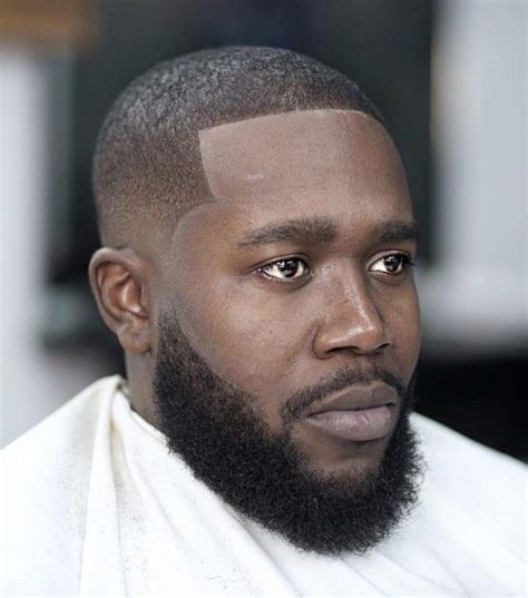 Buzz Cut Barbe Déconnectée Coiffures Homme Noir Black Men Haircuts Black Men Hairstyles