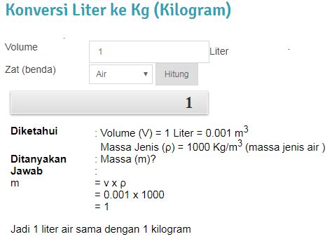 1 kuintal = 100 kg. 1 Liter Berapa kg? Berikut Jawaban dan Penjelasannya