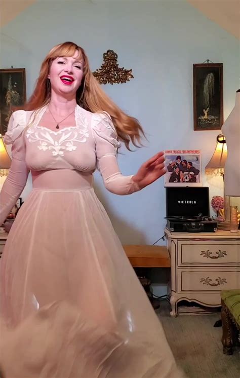 Dainty Rascal Dancing In Sheer Wedding Gown And Singing Nude Video