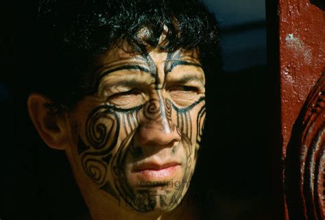 Maori Man New Zealand Tim Graham World Travel And Stock Photography