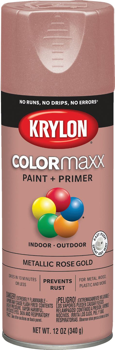 Buy Krylon Colormaxx Spray Paint 11 Oz Rose Gold