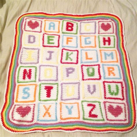 Crochet Alphabet Blanket Crochet Alphabet Blanket Crochet Alphabet