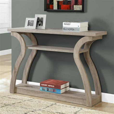 Monarch Accent Table 47l Dark Taupe Hall Console