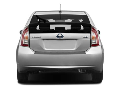 Per the dimensions on the toyota web site, the prius c is 5.5 vs. 2014 Toyota Prius - Compare Prices, Trims, Options, Specs, Photos, Reviews, Deals | autoTRADER.ca