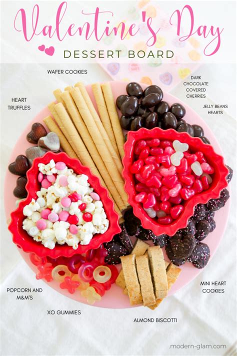 Valentines Day Dessert Board Modern Glam Holidays