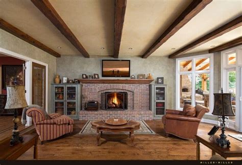 Too many beams may result in your ceiling looking. 20 Living Rooms With Exposed Wooden Beams