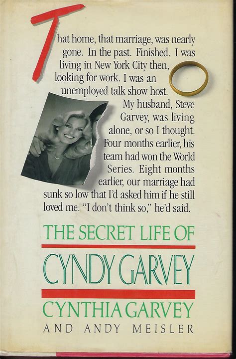 The Secret Life Of Cindy Garvey Cynthia Garvey