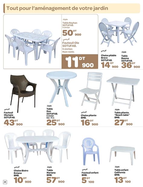 Vous êtes à la recherche de tables pliantes pour vos évènements? Catalogue Carrefour "La qualité au meilleur prix" by ...
