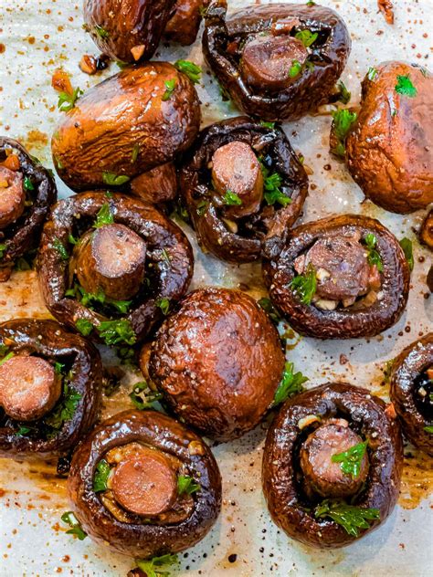 Easy Roasted Mushrooms with Garlic and Soy Sauce - Drive Me Hungry