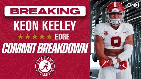 ELITE 5-Star Keon Keeley Commits To Alabama Football | Highlights