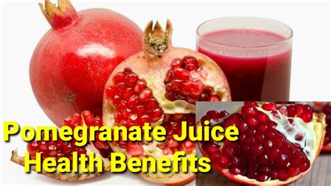 Pomegranate Juice Health Benefits Health Is Wealth Youtube