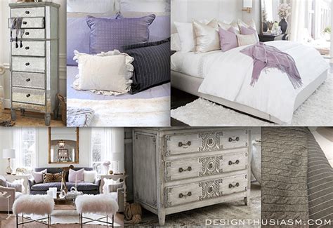 To make the room more unique, you can use exposed bricks to decorate the walls. Grey Bedroom Ideas: Mixing Lilac and Grey in an Updated ...