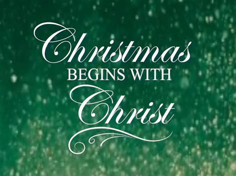 Christmas Begins With Christ Web Youth Group
