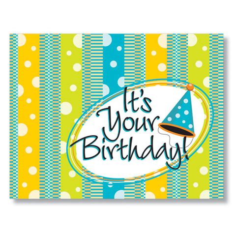 Box set has 25 greeting cards and 26 bright white envelopes. Birthday Bubbles Employee Birthday Cards | Office Birthday ...