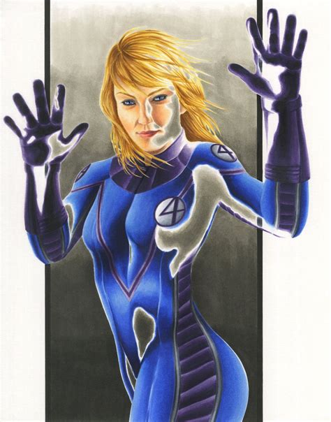 Fantastic Invisible Woman by smlshin deviantart com on deviantART Mulher invisível Mulher