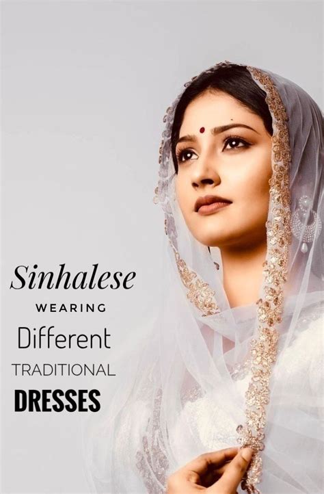 Pin On Sinhalese Wearing Different Traditional Dresses