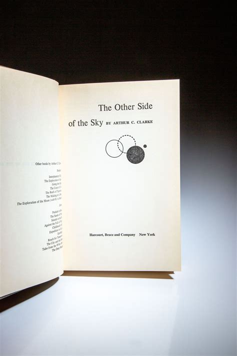 The Other Side Of The Sky By Clarke Arthur C Very Good Hardcover