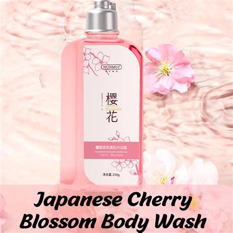 250g Japan Cherry Blossom Body Wash Shower Gel Lasting Fragrance