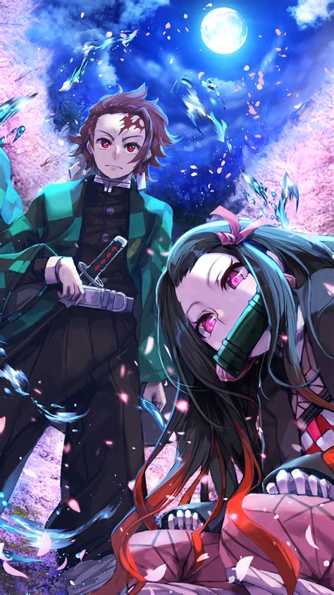 Las imágenes y fanarts de los personajes del anime kimetsu no yaiba. #330490 Nezuko, Tanjiro, Kimetsu no Yaiba, 4K phone HD ...