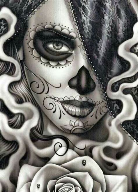 Pin By 🇲🇽 💍💄👸🏼 Amanda Martinez👑🦋🦄💎🎀 On Dia De Los Muertos Sugar Skull