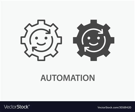 Automation Icon For Graphic Royalty Free Vector Image