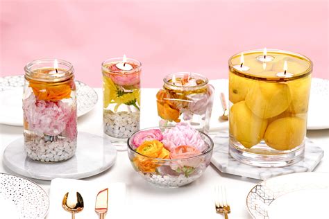 Diy Floating Floral Mason Jar Candles Makeful